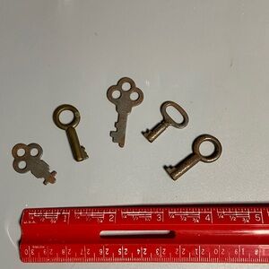 Antique Brass Key Collection